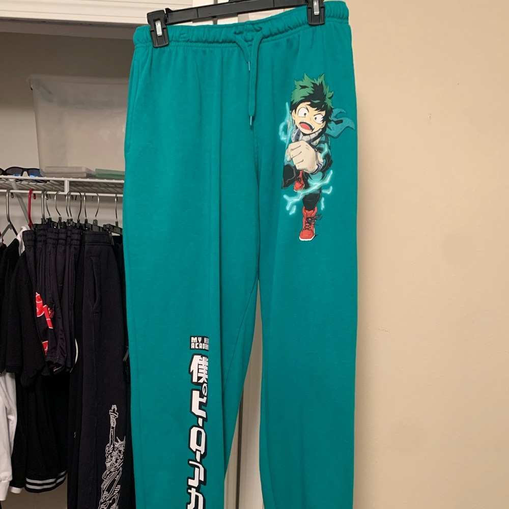 My Hero Academia Deku Green/Blue Joggers